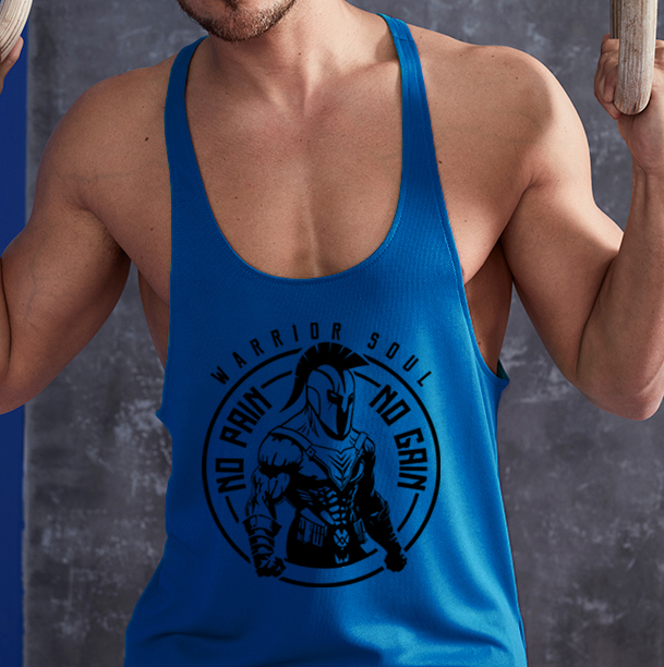 Warrior soul - kék stringer trikó (S-es méretben rendelhető)