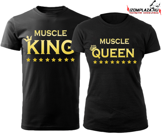 Muscle King - Muscle Queen póló szett 