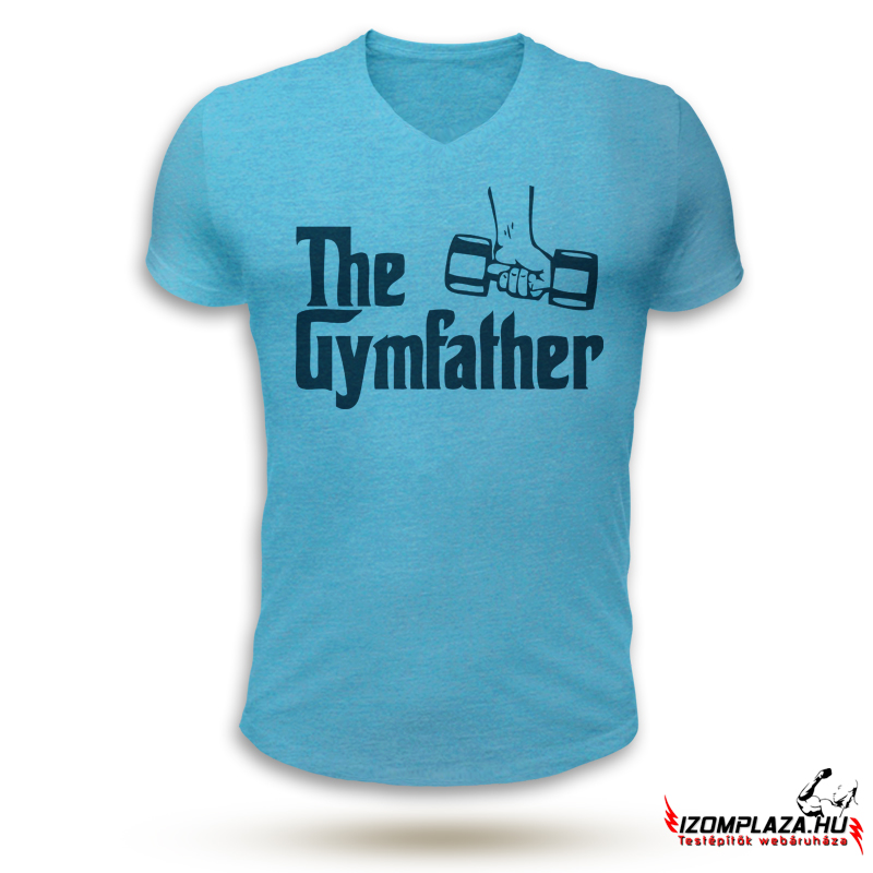 The gymfather V-nyakú póló (kék)