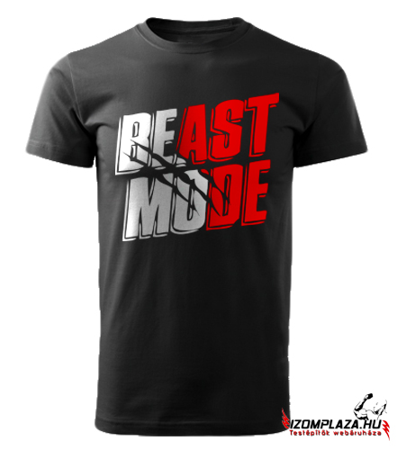 Beast mode póló (fekete)