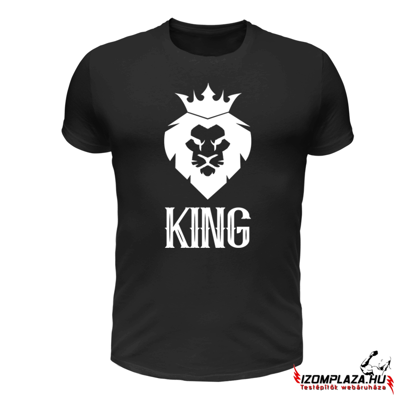 King fekete póló 
