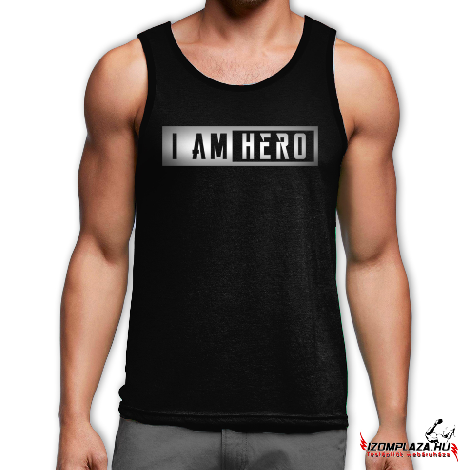 I am hero trikó (fekete)