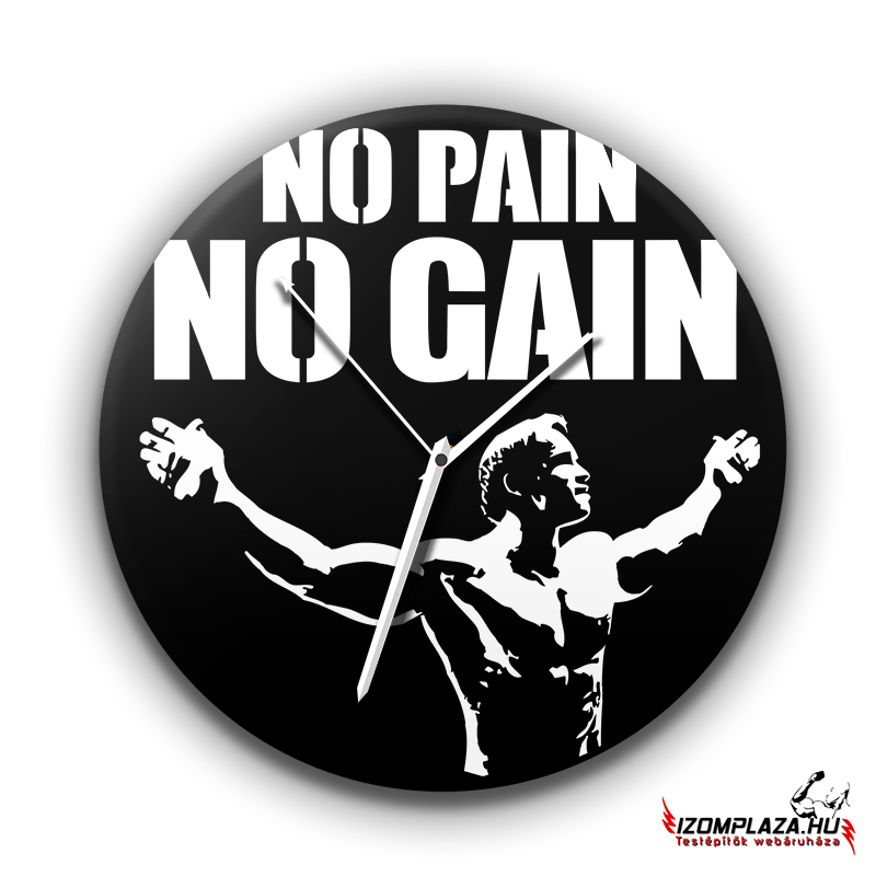 No pain No gain üveg falióra (02)