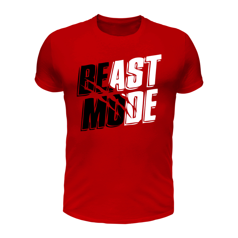 Beast mode póló (piros)