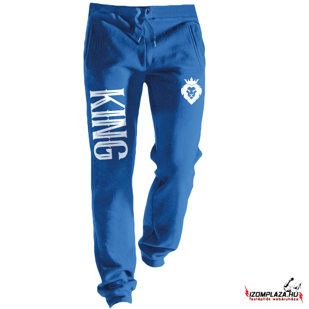 King - Kék melegítő nadrág prémium (L, XL méretben nem rendelhető)