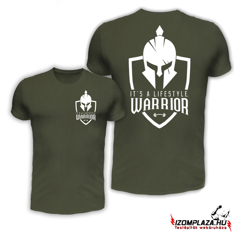It's a lifestyle. Warrior póló - army (L, XL, XXL méretben nem rendelhető)