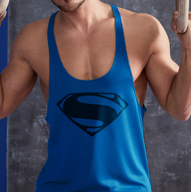 Superman - kék stringer trikó (M, L méretben nem rendelhető)