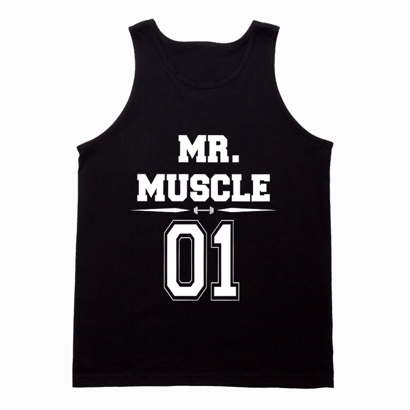 Mr. Muscle fekete trikó (Csak XXL-es méretben rendelhető)