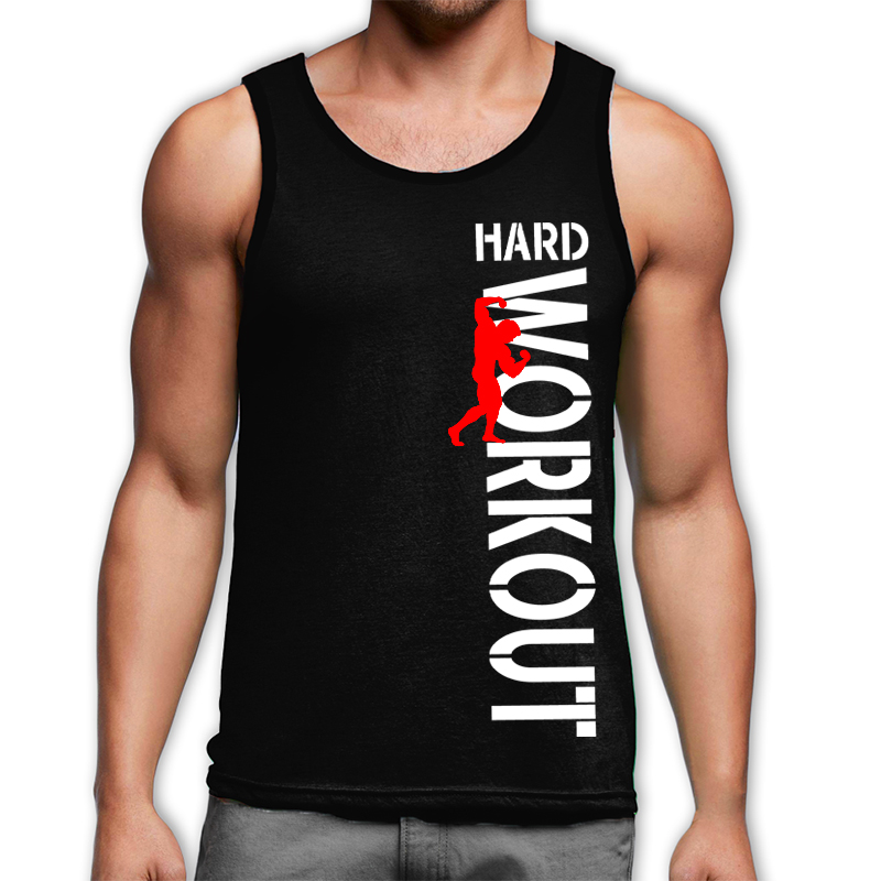 Hard workout trikó (fekete)