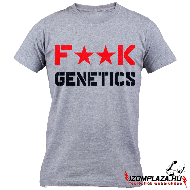 F**k Genetics póló - szürke (S, XL méretben rendelhető)