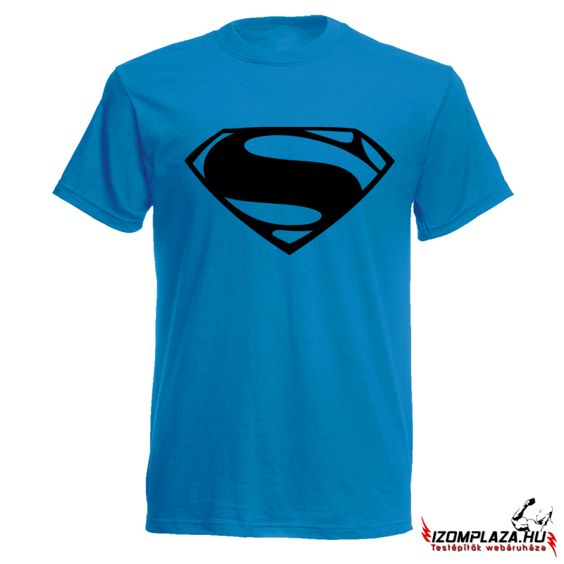 Superman póló - kék-fekete (XXL-es méretben nem rendelhető)