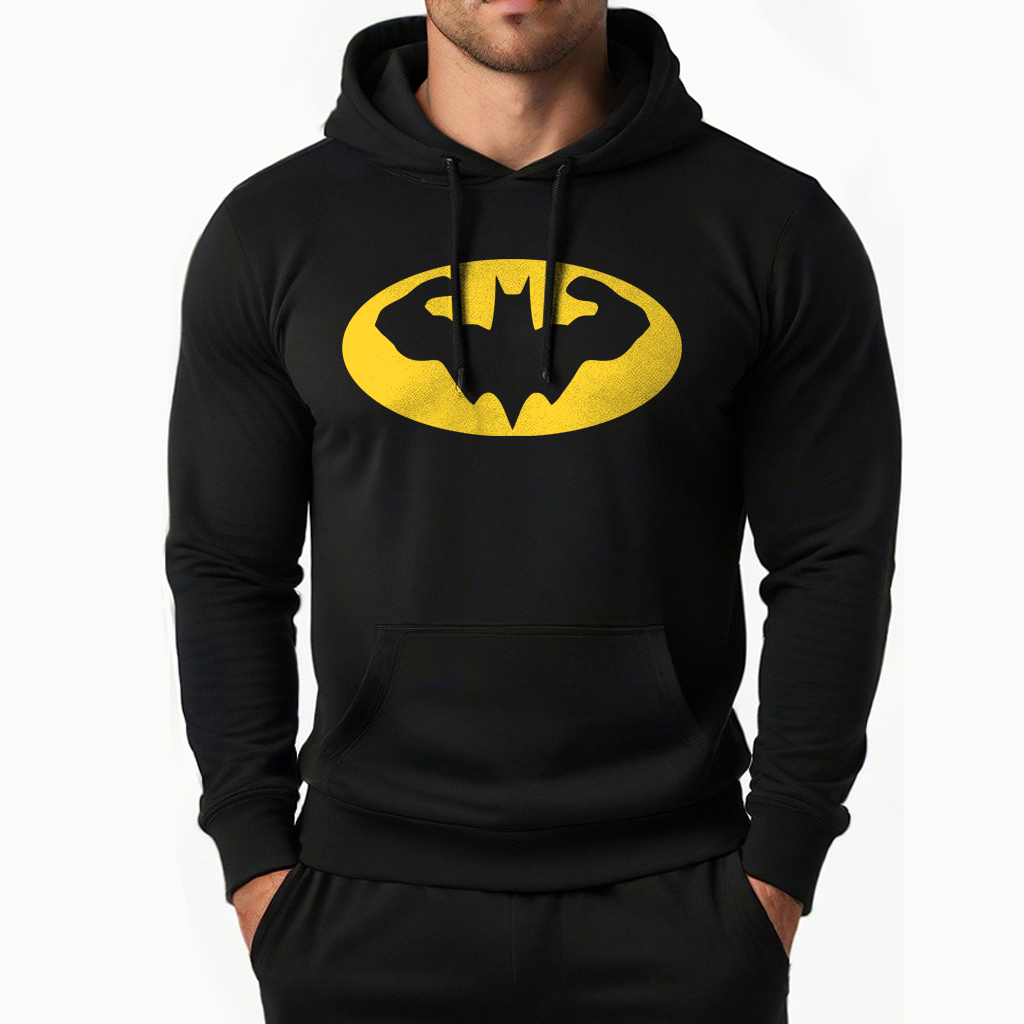 Muscle Batman pulóver (fekete)
