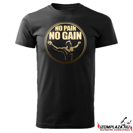 No pain no gain póló-gold