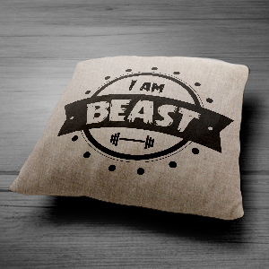I am beast - Vászon párna
