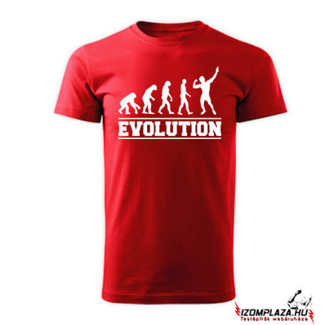 Zyzz -  Evolution (piros póló)