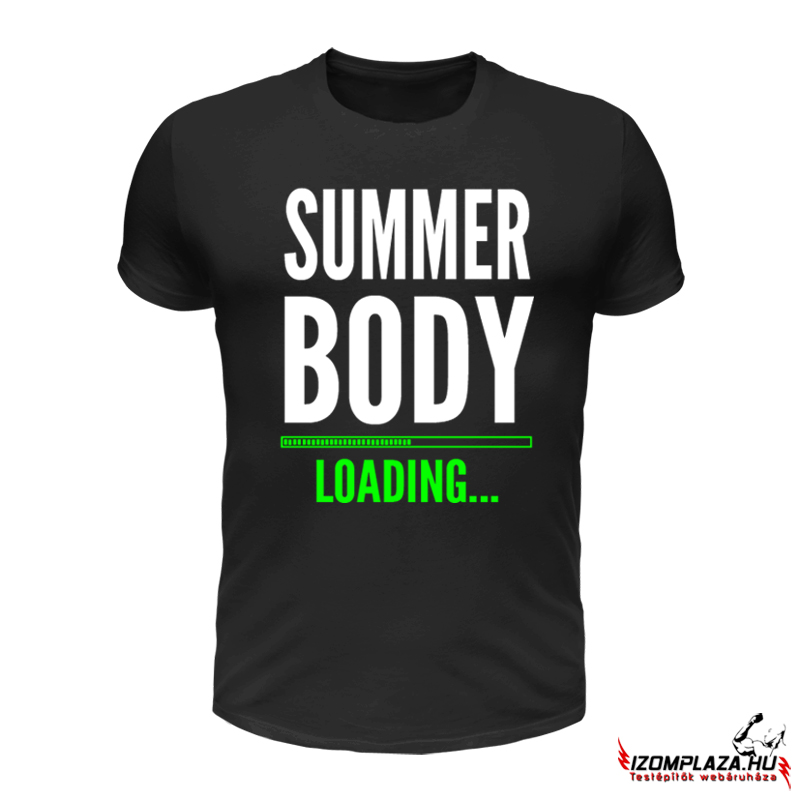 Summer body loading... (fekete póló)