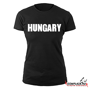 Hungary női póló (fekete)