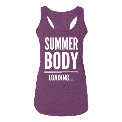 Summer body loading (női trikó- padlizsán)