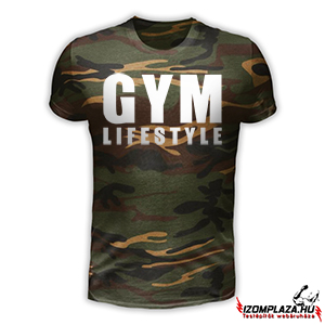 Gym Lifestyle - terepmintás póló