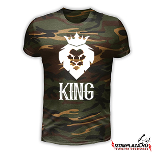 King - terepmintás póló
