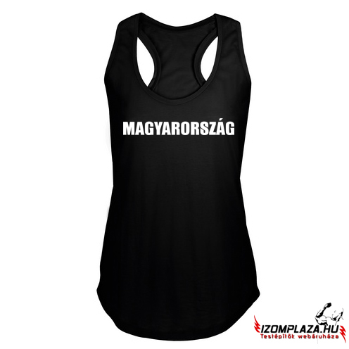 Magyarország női trikó (fekete)