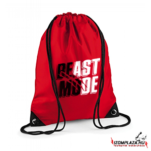 Beast mode - Gymbag/tornazsák (piros)