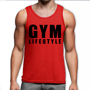 Gym lifestyle trikó (piros)