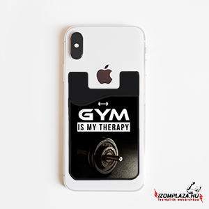 Gym is my therapy - kártyatartó mobiltelefonra