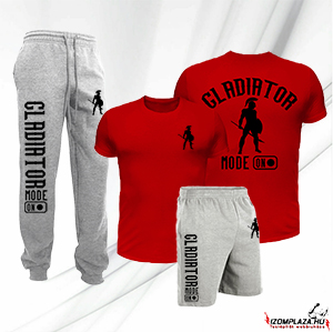 Gladiator mode on szett (póló+hosszú-és rövidnadrág)  
