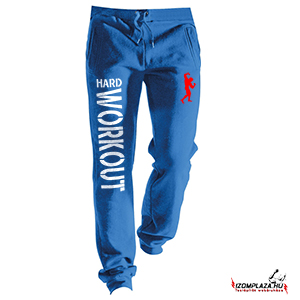 Hard Workout - Kék melegítő nadrág prémium (L, XL méretben nem rendelhető)