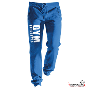 Gym lifestyle - Kék melegítő nadrág prémium (L, XL méretben nem rendelhető)
