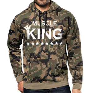 Muscle King -  Terepmintás pulóver