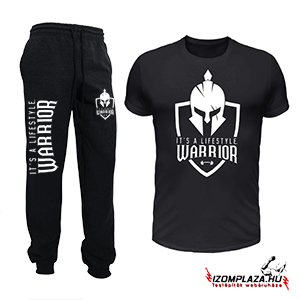 It's a lifestyle Warrior- fekete póló + melegítő nadrág