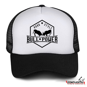 Bull power baseball sapka (fekete-fehér)