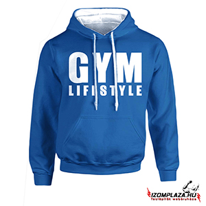 Gym lifestyle kék pulóver (prémium) 