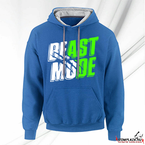Beast mode kék pulóver 