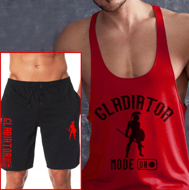 Gladiator mode on trikó+rövidnadrág (a trikó L-es méretben nem rendelhető)