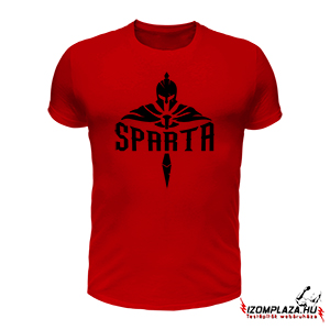 Sparta - piros póló
