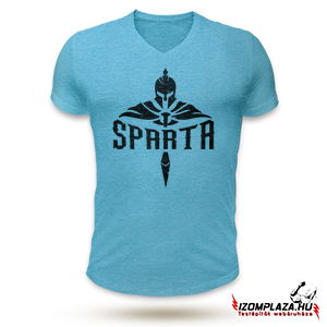 Sparta v-nyakú póló - kék (M-es méretben nem rendelhető)