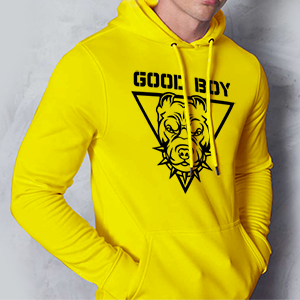 Good Boy technikai pulóver -sárga (XXL méretben rendelhető)