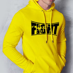 Fight technikai pulóver -sárga (S, XXL méretben rendelhető)