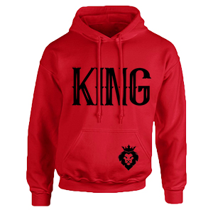 King piros pulóver ( M-es méretben)