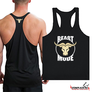 Beast mode bull - Stringer fekete trikó