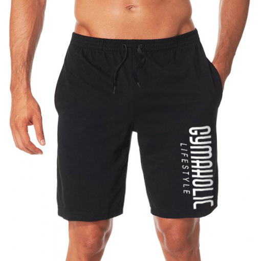 Gymaholic lifestyle fekete rövidnadrág (megújult)