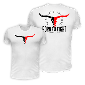 Born to fight póló (fehér)