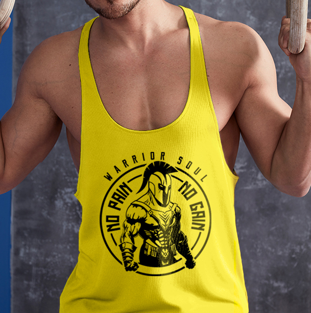 Warrior soul -  sárga stringer trikó (L-es méretben nem rendelhető)