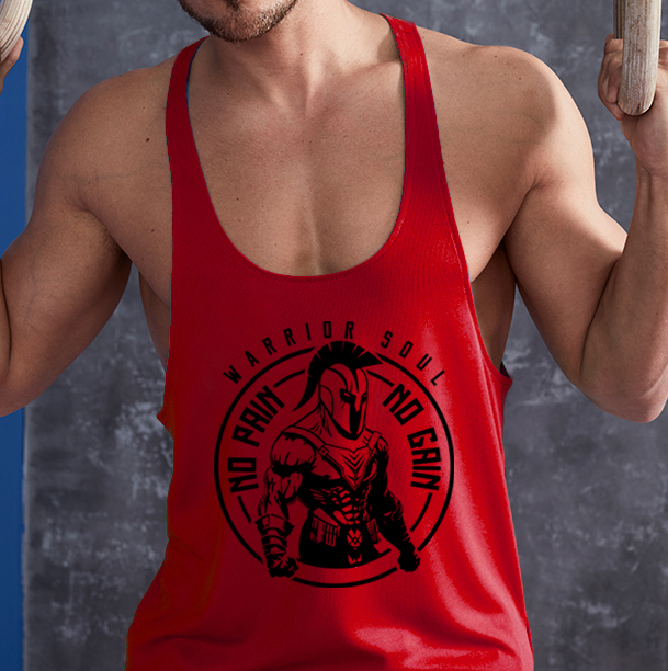 Warrior soul - piros stringer trikó (L, XL méretben nem rendelhető)