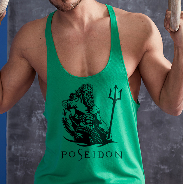 Poseidon - Stringer zöld trikó