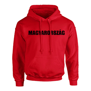 Magyarország pulóver (piros)