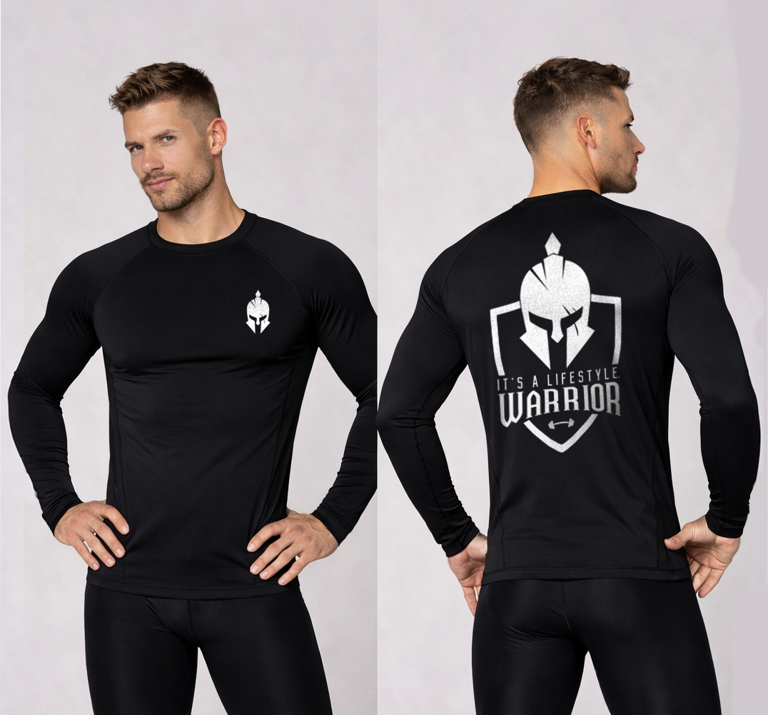 It's a lifestyle. Warrior - Technikai póló / Fekete